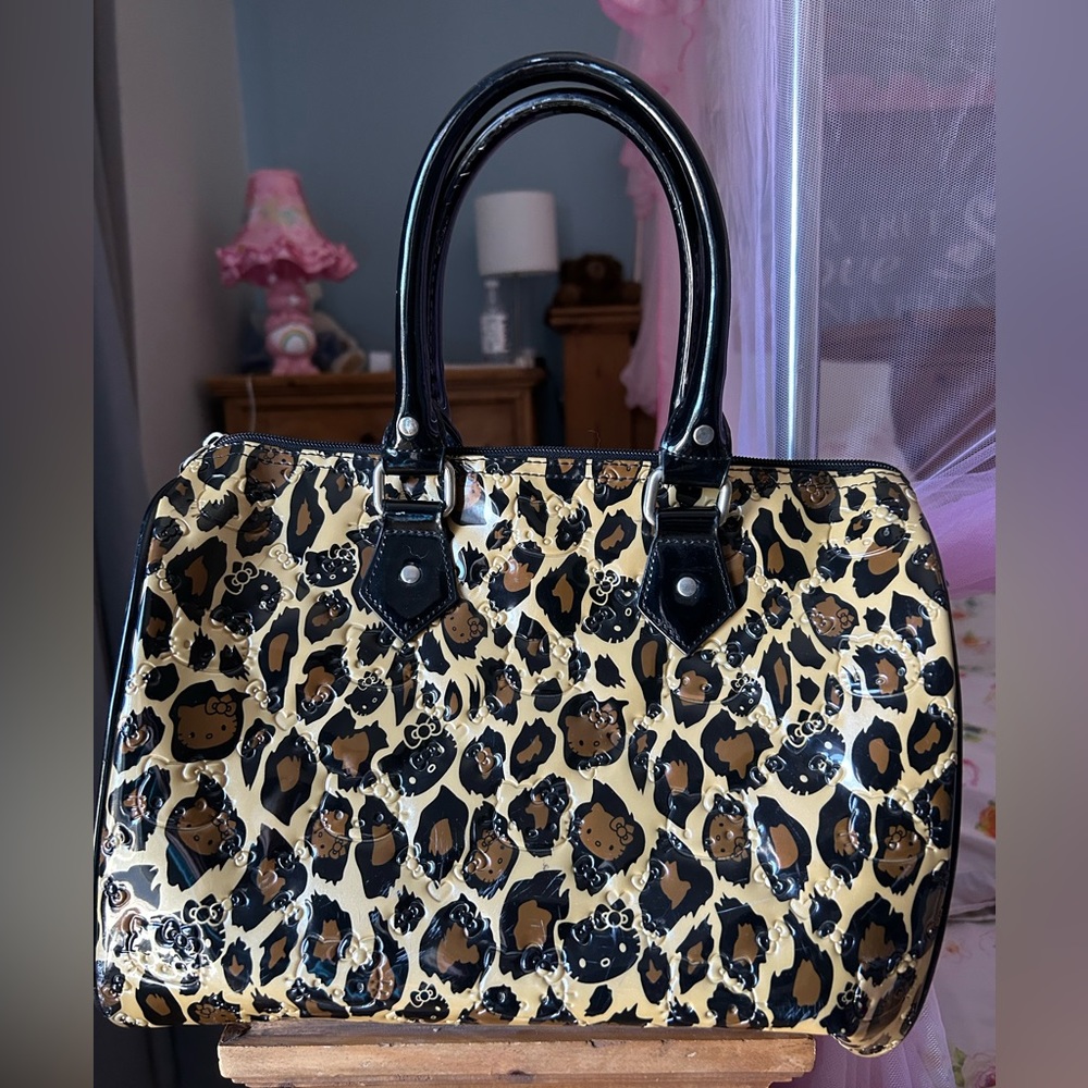 Loungefly Hello Kitty Animal Print Handbag
